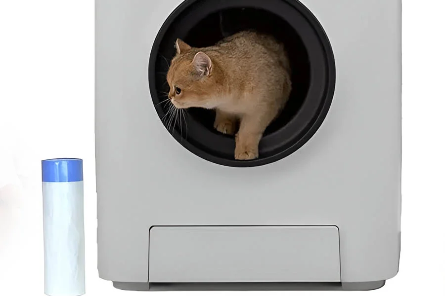 kitty litter box that cleans itself