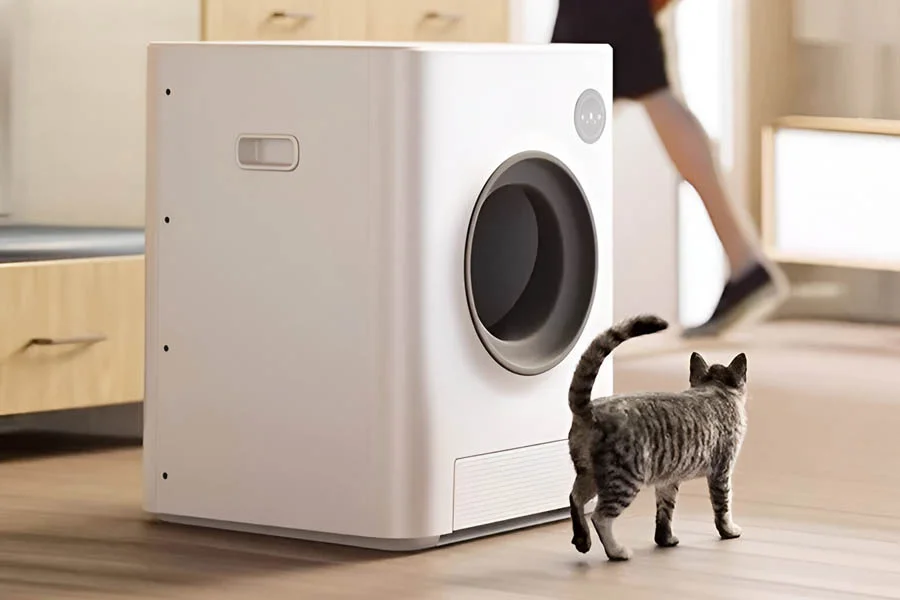 auto scooping litter box