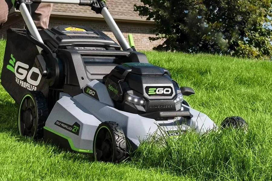 best battery powered push lawn mower